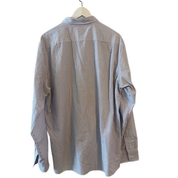 J Crew Men's Button Down Pinstripe Dress Shirt Size XL - Picture 2 of 6